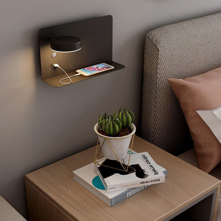 Juverna Modern Iron Square LED Wall Sconce for Hallway and Stairwell Lighting