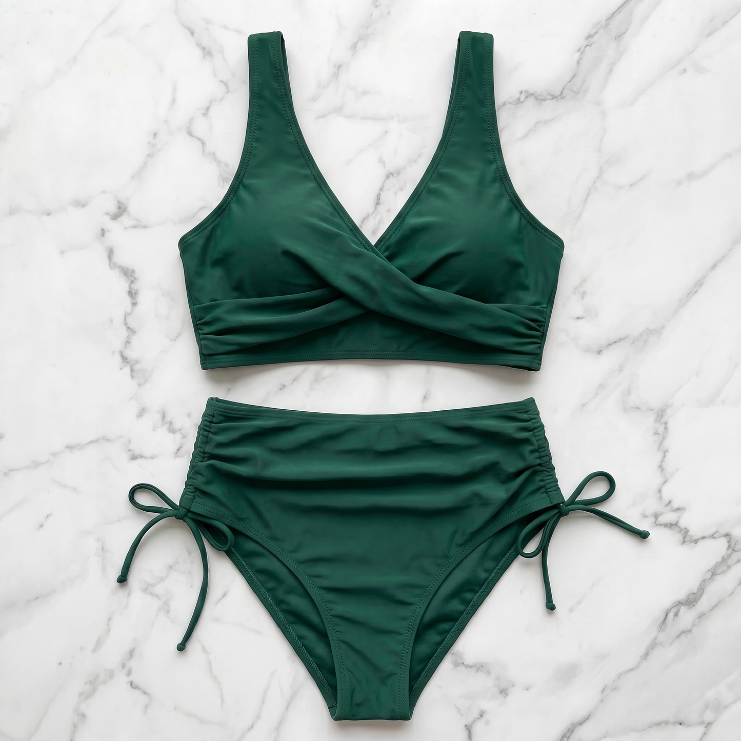 High Waist Tummy Control Bikini Set - image 5