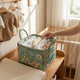 Floral Canvas Storage Basket