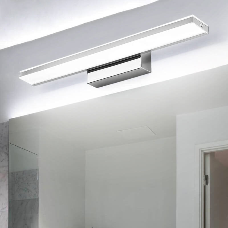 Nivelle Minimalist Stainless Steel Anti-Fog LED Vanity Light for Bathroom Mirror