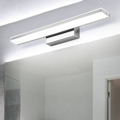 Nivelle Minimalist Stainless Steel Anti-Fog LED Vanity Light for Bathroom Mirror