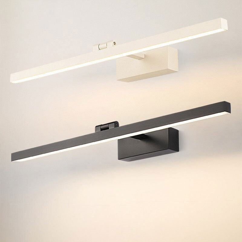 Merveille Minimalist Aluminum LED Vanity Light with PC Diffuser for Bathroom Mirror