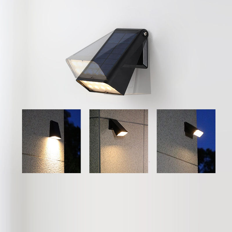 Roseline Weatherproof Solar LED Wall Sconce for Garden Walls and Patio Steps