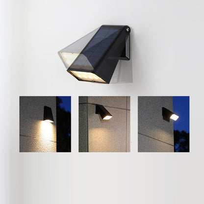 Roseline Weatherproof Solar LED Wall Sconce for Garden Walls and Patio Steps