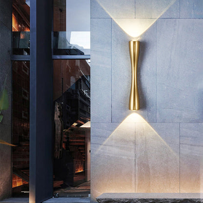 Xaverine Modern Metal Long Horn Wall Sconce with Dual LED for Living Room and Bedroom