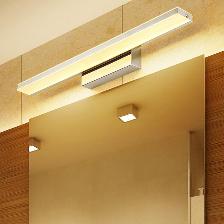 Nivelle Minimalist Stainless Steel Anti-Fog LED Vanity Light for Bathroom Mirror