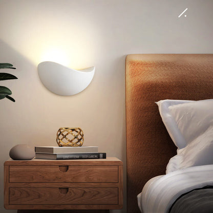 Zorielle Modern Half-Round Aluminum LED Wall Sconce for Living Room Accent