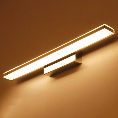 Nivelle Minimalist Stainless Steel Anti-Fog LED Vanity Light for Bathroom Mirror