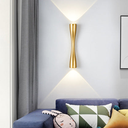 Xaverine Modern Metal Long Horn Wall Sconce with Dual LED for Living Room and Bedroom