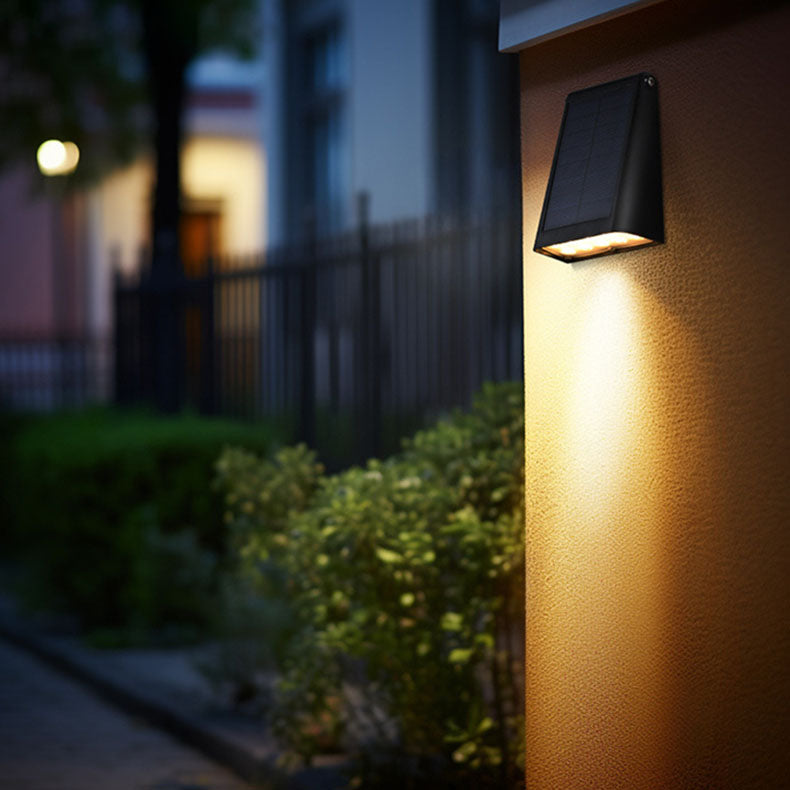 Roseline Weatherproof Solar LED Wall Sconce for Garden Walls and Patio Steps