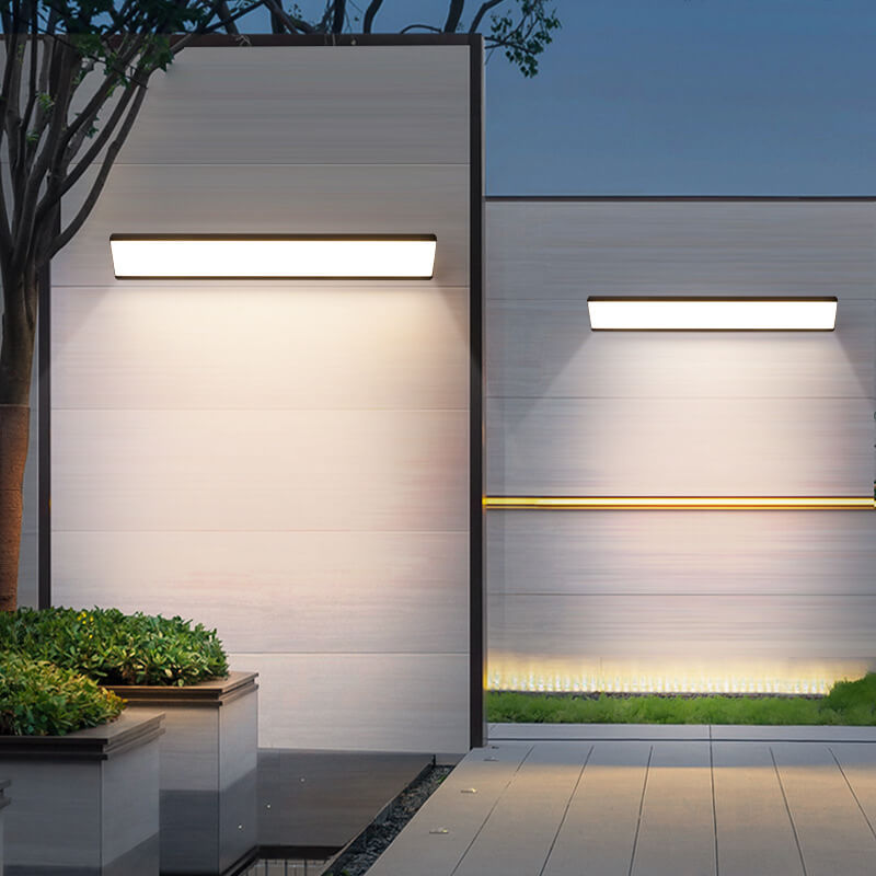 Wysteria Minimalist Aluminum LED Wall Light Weatherproof for Porch and Patio