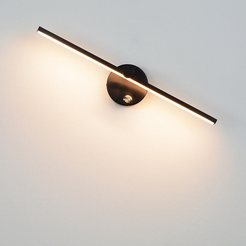 Emberlyn Minimalist Aluminum LED Vanity Bar Light Adjustable White Glow