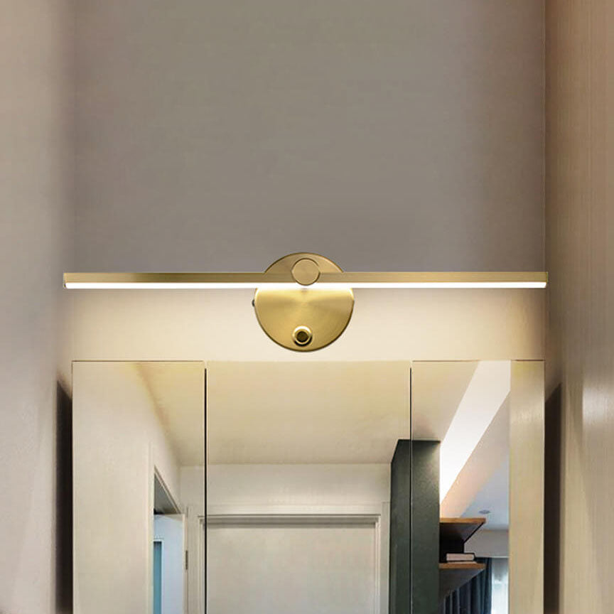Emberlyn Minimalist Aluminum LED Vanity Bar Light Adjustable White Glow