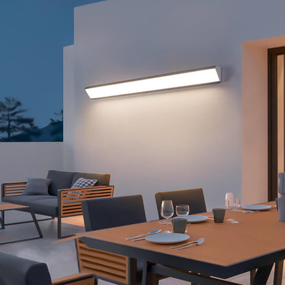 Wysteria Minimalist Aluminum LED Wall Light Weatherproof for Porch and Patio