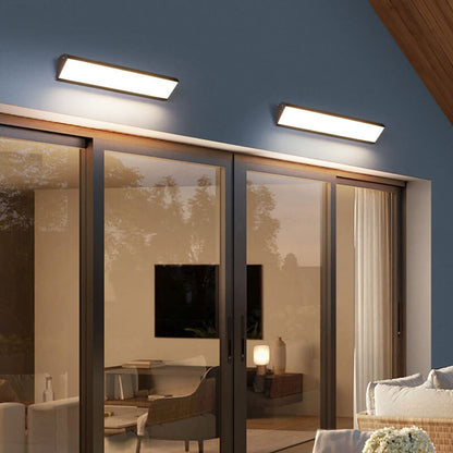 Wysteria Minimalist Aluminum LED Wall Light Weatherproof for Porch and Patio