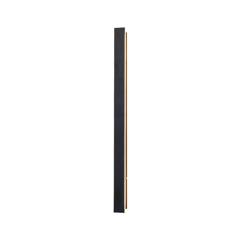 Maelis Retro Black Acrylic Strip LED Wall Sconce Weatherproof for Outdoor Walls