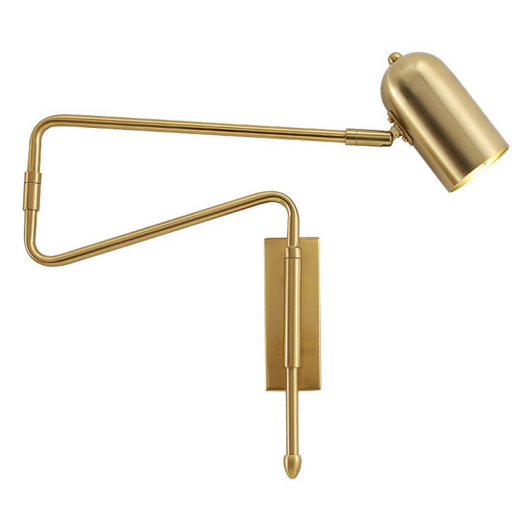 Noemie Nordic Iron Swing Arm Wall Sconce with Long Pole Reach