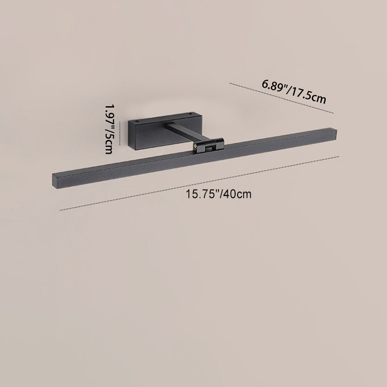 Merveille Minimalist Aluminum LED Vanity Light with PC Diffuser for Bathroom Mirror