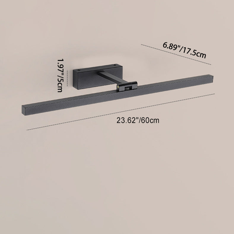 Merveille Minimalist Aluminum LED Vanity Light with PC Diffuser for Bathroom Mirror