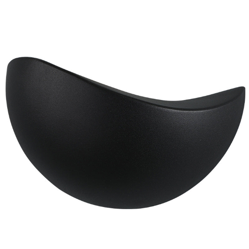 Zorielle Modern Half-Round Aluminum LED Wall Sconce for Living Room Accent