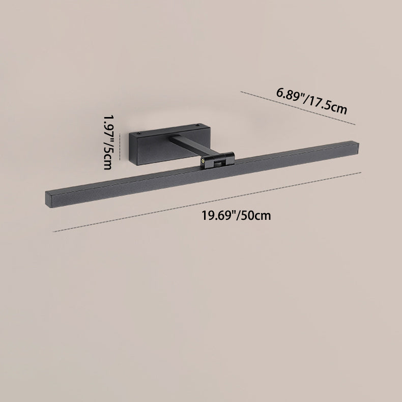 Merveille Minimalist Aluminum LED Vanity Light with PC Diffuser for Bathroom Mirror