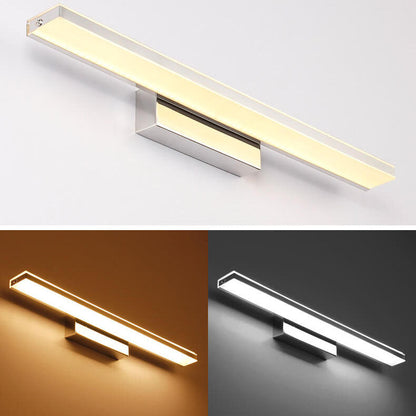 Nivelle Minimalist Stainless Steel Anti-Fog LED Vanity Light for Bathroom Mirror