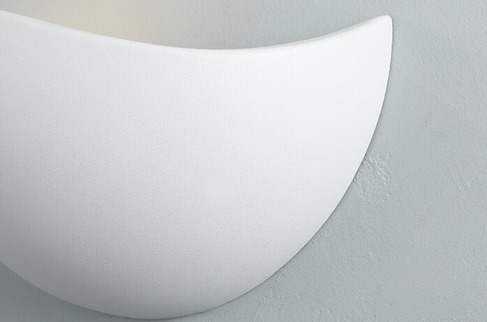 Zorielle Modern Half-Round Aluminum LED Wall Sconce for Living Room Accent