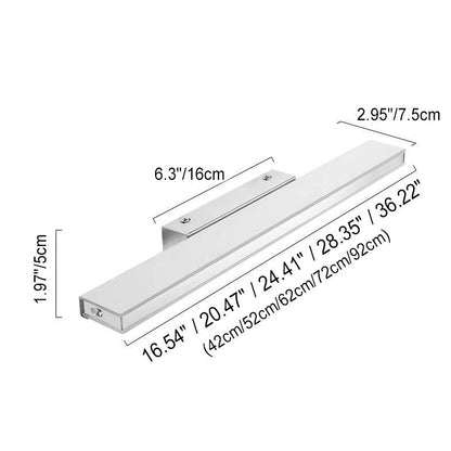 Nivelle Minimalist Stainless Steel Anti-Fog LED Vanity Light for Bathroom Mirror