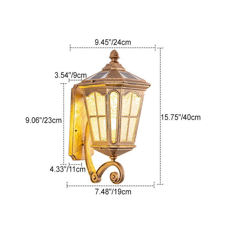 Xenobia Outdoor Wall Lantern