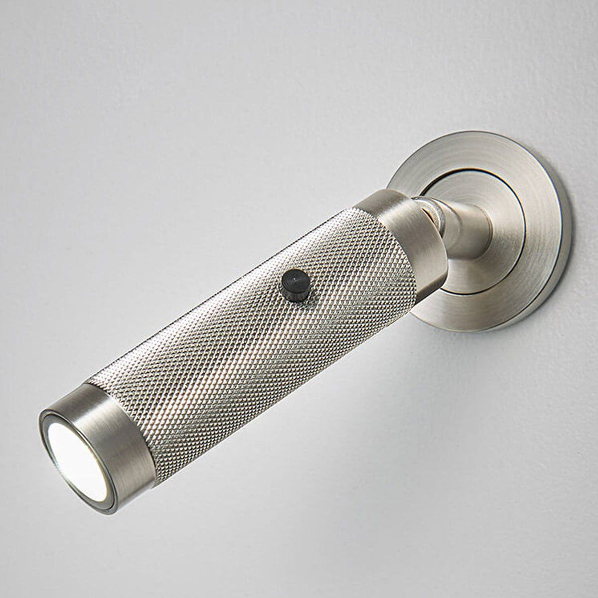 Wilhelmine Industrial Iron Cylinder LED Wall Sconce with Rotatable Switch