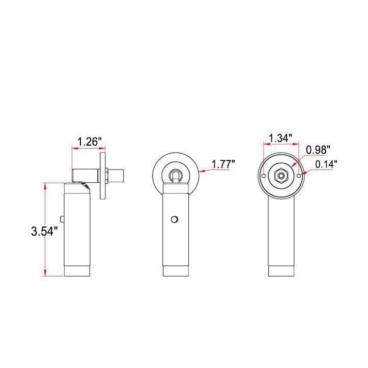 Wilhelmine Industrial Iron Cylinder LED Wall Sconce with Rotatable Switch