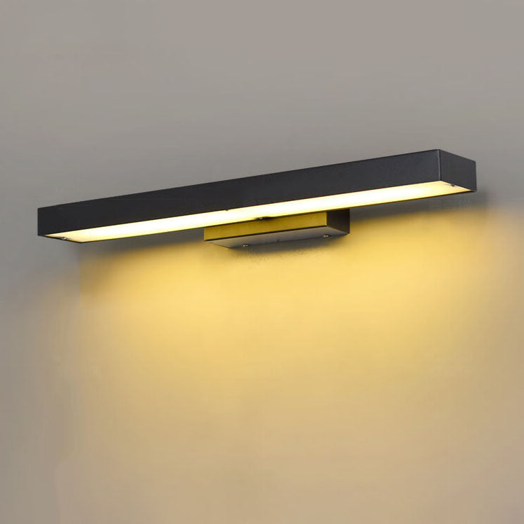 Nyverra Minimalist Stainless Steel LED Wall Light Motion Sensing Outdoor Porch Fixture
