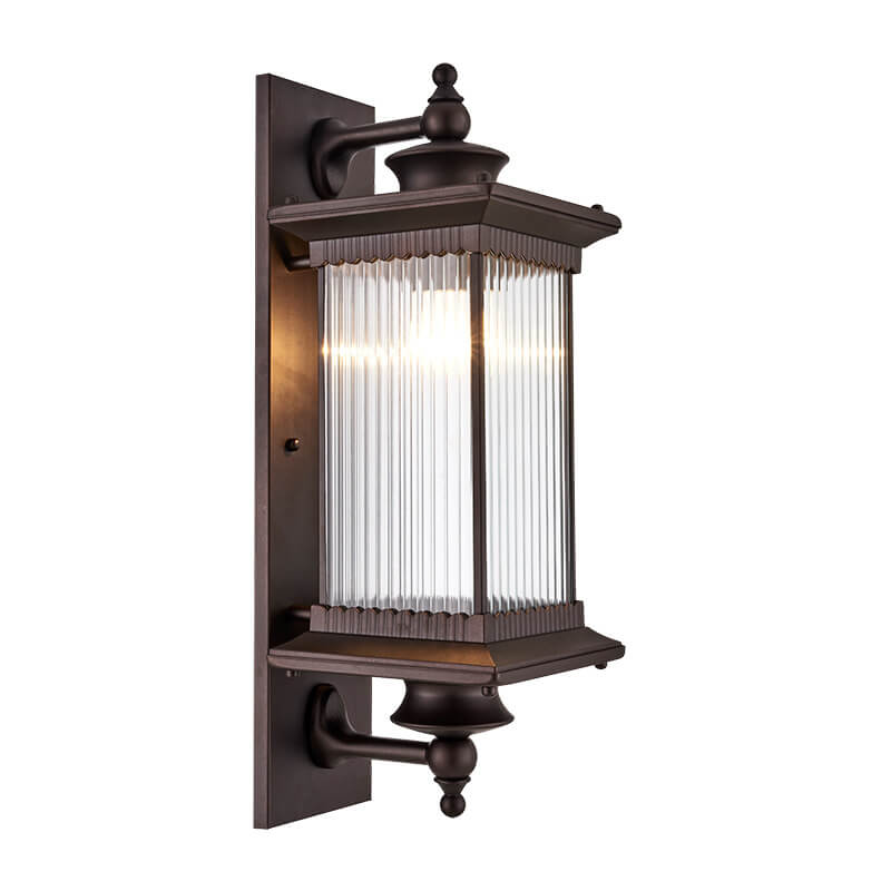 Cinquette Industrial Black Aluminum LED Wall Sconce for Patio and Entryway