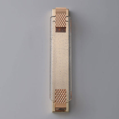 Vallonne European Gold Bubble Crystal LED Wall Sconce for Bedside Reading