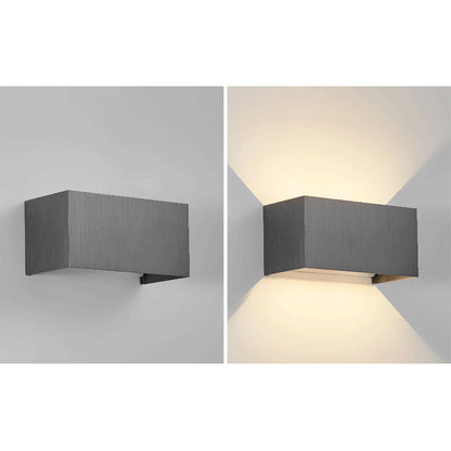 Argentelle Minimalist Aluminum LED Wall Sconce Adjustable Beam for Entryway Reading