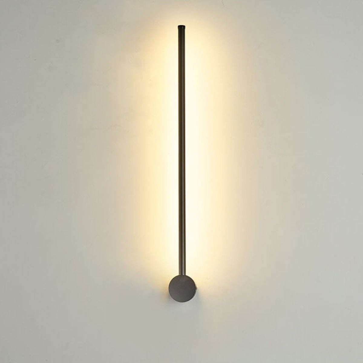 Xiomara Minimalist Aluminum LED Strip Wall Sconce with Dimmable Glow for Hallway Lighting