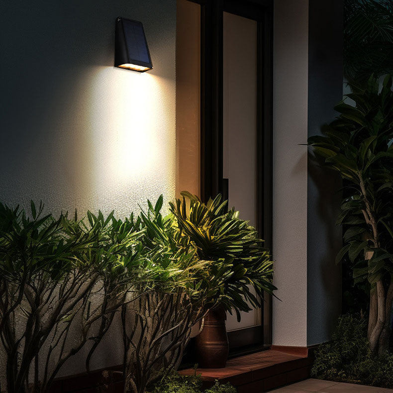 Roseline Weatherproof Solar LED Wall Sconce for Garden Walls and Patio Steps