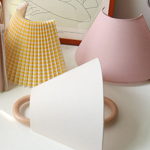 Halcyra Modern Beechwood Fabric Shade Wall Sconce for Hallway and Stairwell Lighting