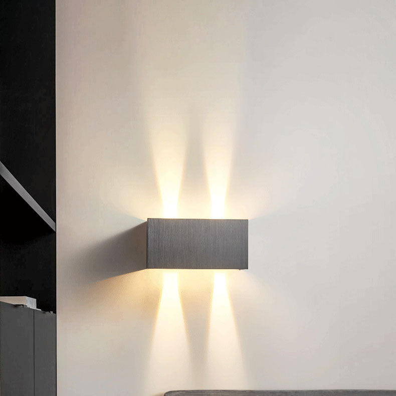 Argentelle Minimalist Aluminum LED Wall Sconce Adjustable Beam for Entryway Reading