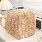 Floral Canvas Storage Basket