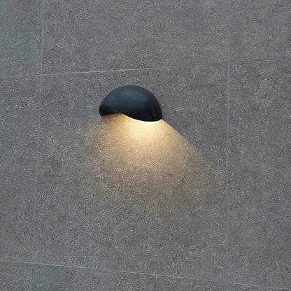 Zorielle Modern Half-Round Aluminum LED Wall Sconce for Living Room Accent