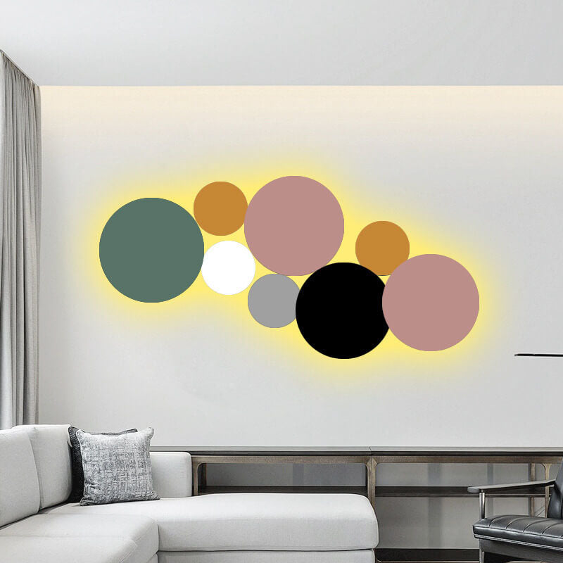 Tivorelle Modern Colorful Iron LED Wall Sconce for Hallway Accent Lighting