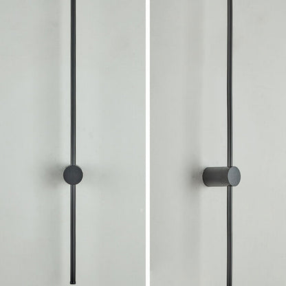 Xiomara Minimalist Aluminum LED Strip Wall Sconce with Dimmable Glow for Hallway Lighting