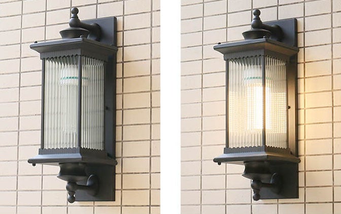 Cinquette Industrial Black Aluminum LED Wall Sconce for Patio and Entryway