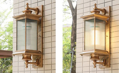 Cinquette Industrial Black Aluminum LED Wall Sconce for Patio and Entryway