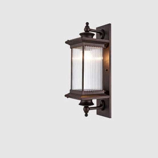 Cinquette Industrial Black Aluminum LED Wall Sconce for Patio and Entryway
