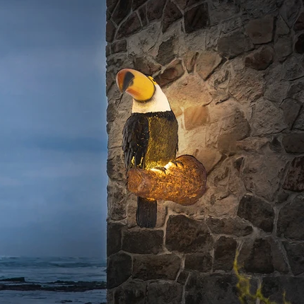 Joliette Colorful Resin Animal-Motif LED Outdoor Wall Light for Garden and Patio Accent