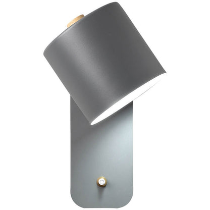 Odalys Nordic Metal Cylinder Wall Sconce for Hallway and Bedside Lighting