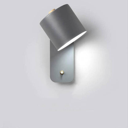 Odalys Nordic Metal Cylinder Wall Sconce for Hallway and Bedside Lighting