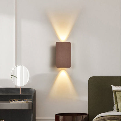 Fiorella Minimalist Aluminum Rectangular Wall Sconce for Hallway and Stairwell Lighting